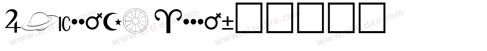 Vectroid Astro字体转换